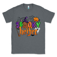 Charcoal Heather spooky heifer Classic Tee - Zillion Design Studio
