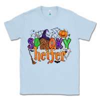 Dusty Blue spooky heifer Classic Tee - Zillion Design Studio