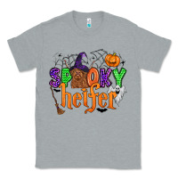 Heather Grey spooky heifer Classic Tee - Zillion Design Studio