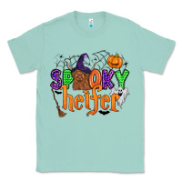 Seafoam spooky heifer Classic Tee - Zillion Design Studio