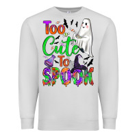 Dove Grey too cute to spook Premium Sweatshirt - BundleAndBundleShop