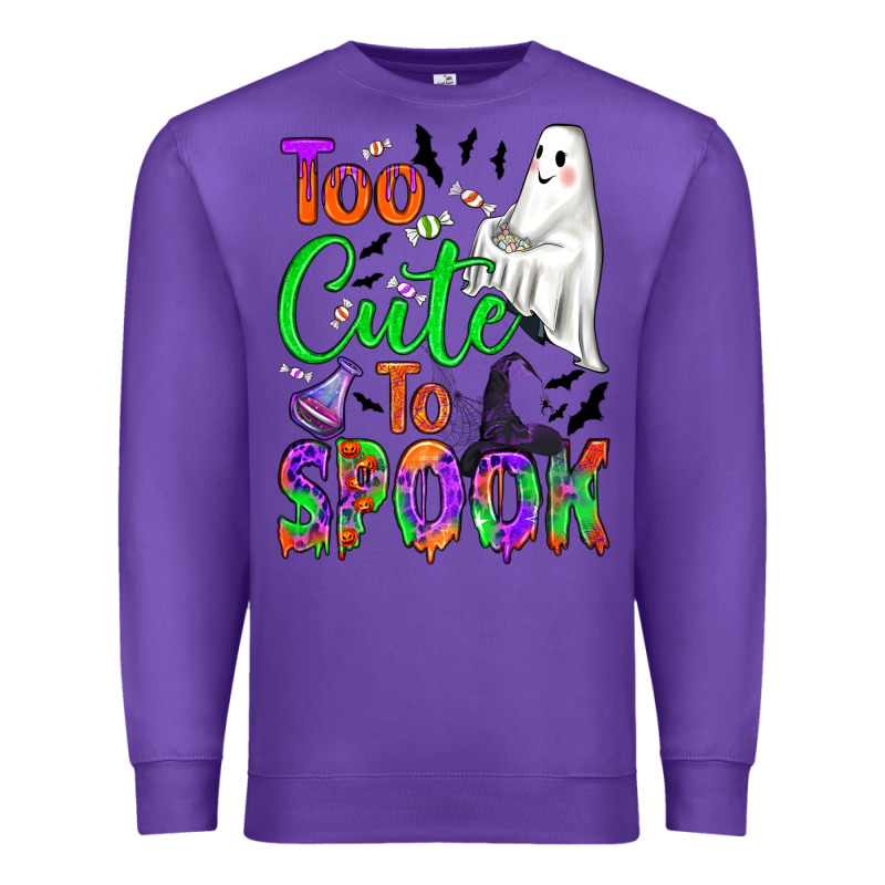 Too Cute To Spook Premium Sweatshirt by BundleAndBundleShop | Teevron