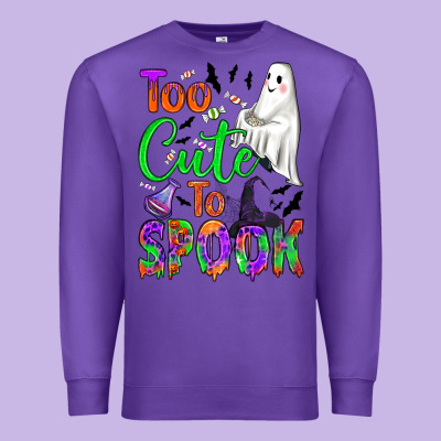 Too Cute To Spook Premium Sweatshirt Designed By Bundleandbundleshop