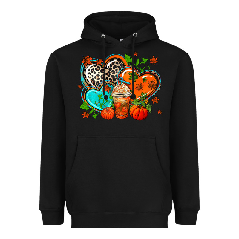 Western Leopard  Fall   Hearts Heavyweight Hoodie by AdoDesignShop | Teevron