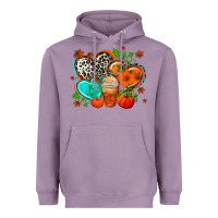Lavender western leopard  fall   hearts Heavyweight Hoodie - AdoDesignShop