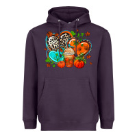 Plum western leopard  fall   hearts Heavyweight Hoodie - AdoDesignShop