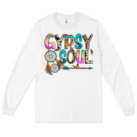 White gypsy soul Long Sleeve Tee - texasbilliewilder