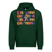 Forest Green girl mama lightning bolt Urban Hoodie - MaliasSmallBusiness