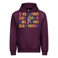 Mauve Wine girl mama lightning bolt Urban Hoodie - MaliasSmallBusiness
