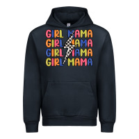 Navy girl mama lightning bolt Urban Hoodie - MaliasSmallBusiness