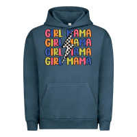 Pigment Midnight Navy girl mama lightning bolt Urban Hoodie - MaliasSmallBusiness