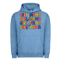 Pigment Pebble Blue girl mama lightning bolt Urban Hoodie - MaliasSmallBusiness