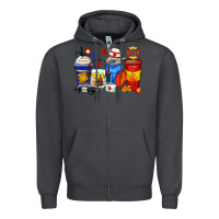 Smoke dispatcher coffee cups Zipper Hoodie - Zillion Design Studio