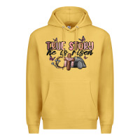 Antique Gold true story he is risen Premium Hoodie - MaliasSmallBusiness