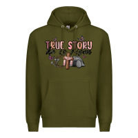 Army Green true story he is risen Premium Hoodie - MaliasSmallBusiness