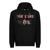 Black true story he is risen Premium Hoodie - MaliasSmallBusiness