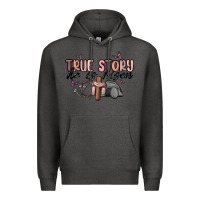 Charcoal Heather true story he is risen Premium Hoodie - MaliasSmallBusiness