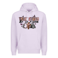 Lilac true story he is risen Premium Hoodie - MaliasSmallBusiness