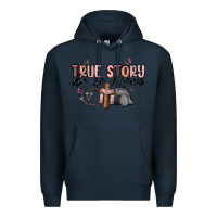 Navy true story he is risen Premium Hoodie - MaliasSmallBusiness
