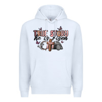 White true story he is risen Premium Hoodie - MaliasSmallBusiness