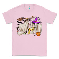 Bubblegum Pink halloween farm animals Classic Tee - Zillion Design Studio