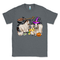 Charcoal Heather halloween farm animals Classic Tee - Zillion Design Studio