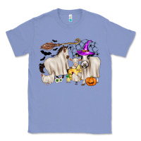 Colony Blue halloween farm animals Classic Tee - Zillion Design Studio