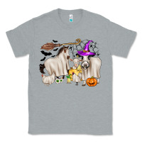 Heather Grey halloween farm animals Classic Tee - Zillion Design Studio