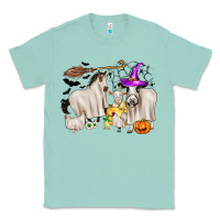 Seafoam halloween farm animals Classic Tee - Zillion Design Studio