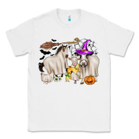 White halloween farm animals Classic Tee - Zillion Design Studio