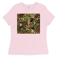 Bubblegum Pink camouflage mama Ladies Tee - BarkalooDesign