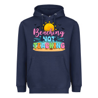 Navy beaching not teaching black back Heavyweight Hoodie - JahusDesignShop