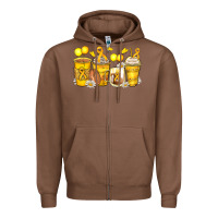 Chestnut childhood cancer coffee cups Zipper Hoodie - Zillion Design Studio