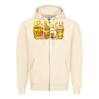 Sandshell childhood cancer coffee cups Zipper Hoodie - Zillion Design Studio