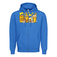 True Royal childhood cancer coffee cups Zipper Hoodie - Zillion Design Studio