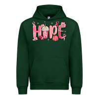 Forest Green breast cancer awareness hope Urban Hoodie - MaliasSmallBusiness