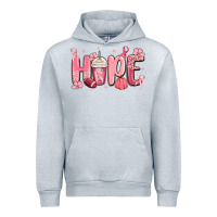 Heather Grey breast cancer awareness hope Urban Hoodie - MaliasSmallBusiness