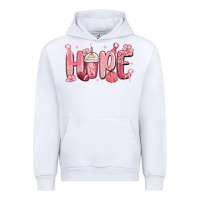 White breast cancer awareness hope Urban Hoodie - MaliasSmallBusiness