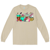 Mushroom hair hustler coffee cups Long Sleeve Tee - texasbilliewilder