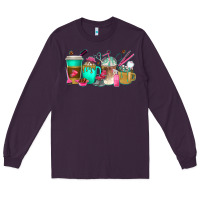 Plum hair hustler coffee cups Long Sleeve Tee - texasbilliewilder