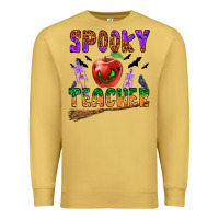 Antique Gold spooky teacher Premium Sweatshirt - BundleAndBundleShop