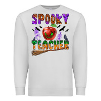 Dove Grey spooky teacher Premium Sweatshirt - BundleAndBundleShop