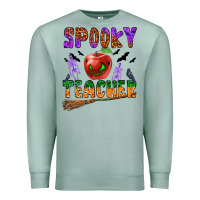 Seafoam spooky teacher Premium Sweatshirt - BundleAndBundleShop