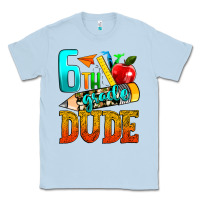 Dusty Blue 6th grade dude Classic Tee - texasbilliewilder