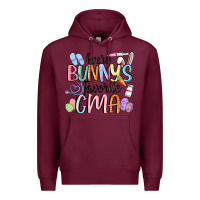 Burgundy every bunnys favorite cma Premium Hoodie - MaliasSmallBusiness