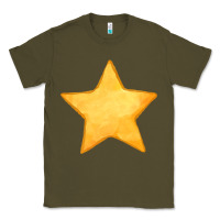 Army Green yellow star Classic Tee - FaDigitalArtStudio