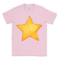 Bubblegum Pink yellow star Classic Tee - FaDigitalArtStudio