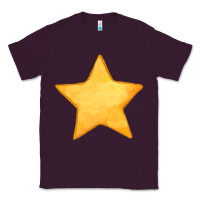 Plum yellow star Classic Tee - FaDigitalArtStudio