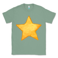 Sage yellow star Classic Tee - FaDigitalArtStudio