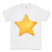 White yellow star Classic Tee - FaDigitalArtStudio